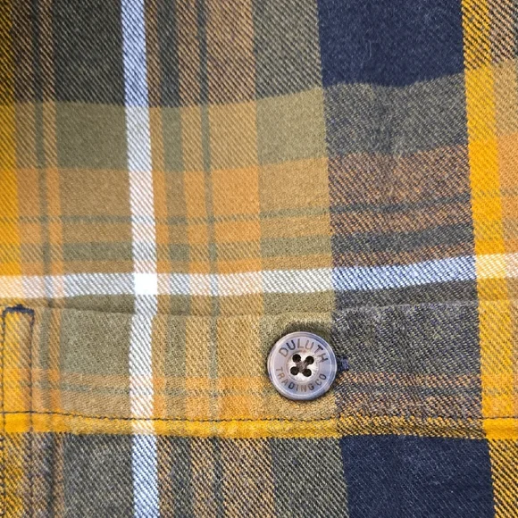 Duluth Trading Co Plaid Flannel Shirt Jacket 2XL | 100% Cotton - Picture 2 of 8